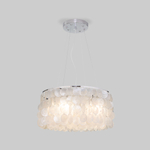 Подвесной светильник с перламутром 60005/4 хром