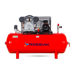 Компрессор ROSSVIK СБ4/Ф-270.LB50, 690 л/мин, 10 бар, ресивер 270 л, 380 В/4 кВт, красный