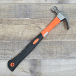 Молоток-гвоздодер 500г с пластиковой ручкой