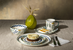 Тарелка глубокая 21.5см Дымов Керамика Луга