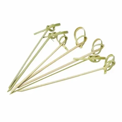 Пики деревянные "Завитки/Узелки" 60 мм (100 шт.) (1/40 шт.)