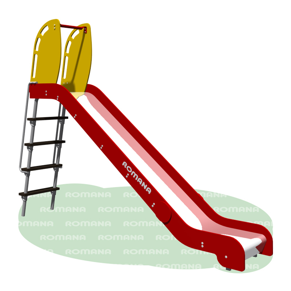 Горка h 1550, скат пластик Romana 110.24.01