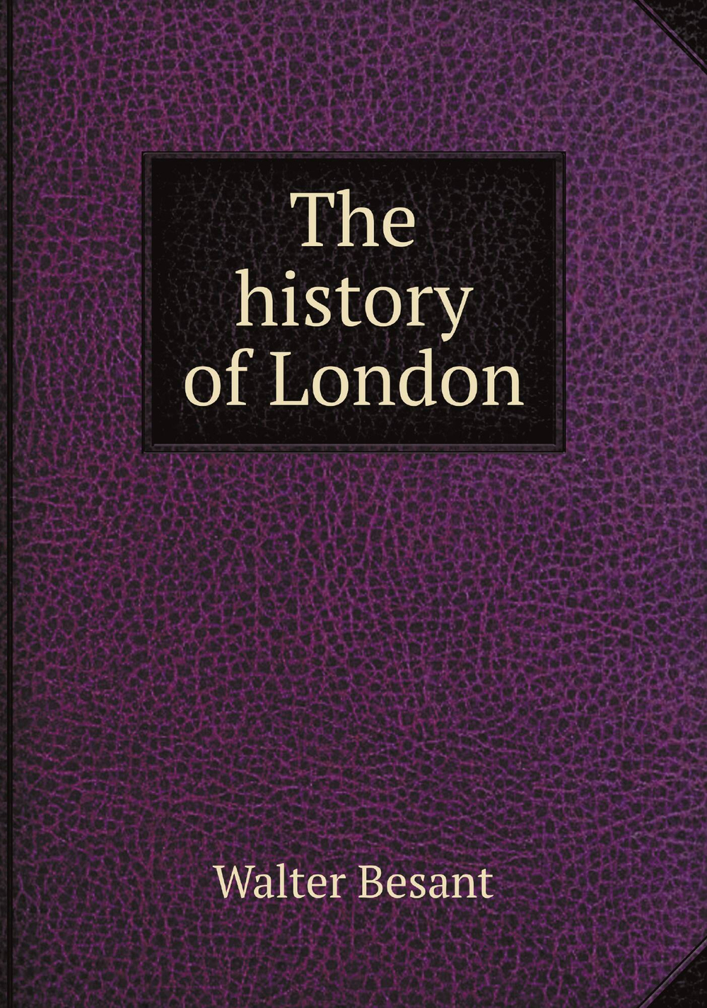 The history of London | Walter Besant
