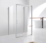 Душевой уголок Cezares Molveno 110x80 MOLVENO-AH-12-110/80-C-Cr-IV профиль Хром стекло прозрачное
