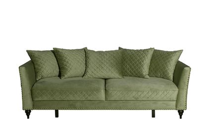 Диван Сорренто(Sorrento) 230M трехм.раск,велюр оливковый Colt1002-OLIV 230x101x86 Garda Decor