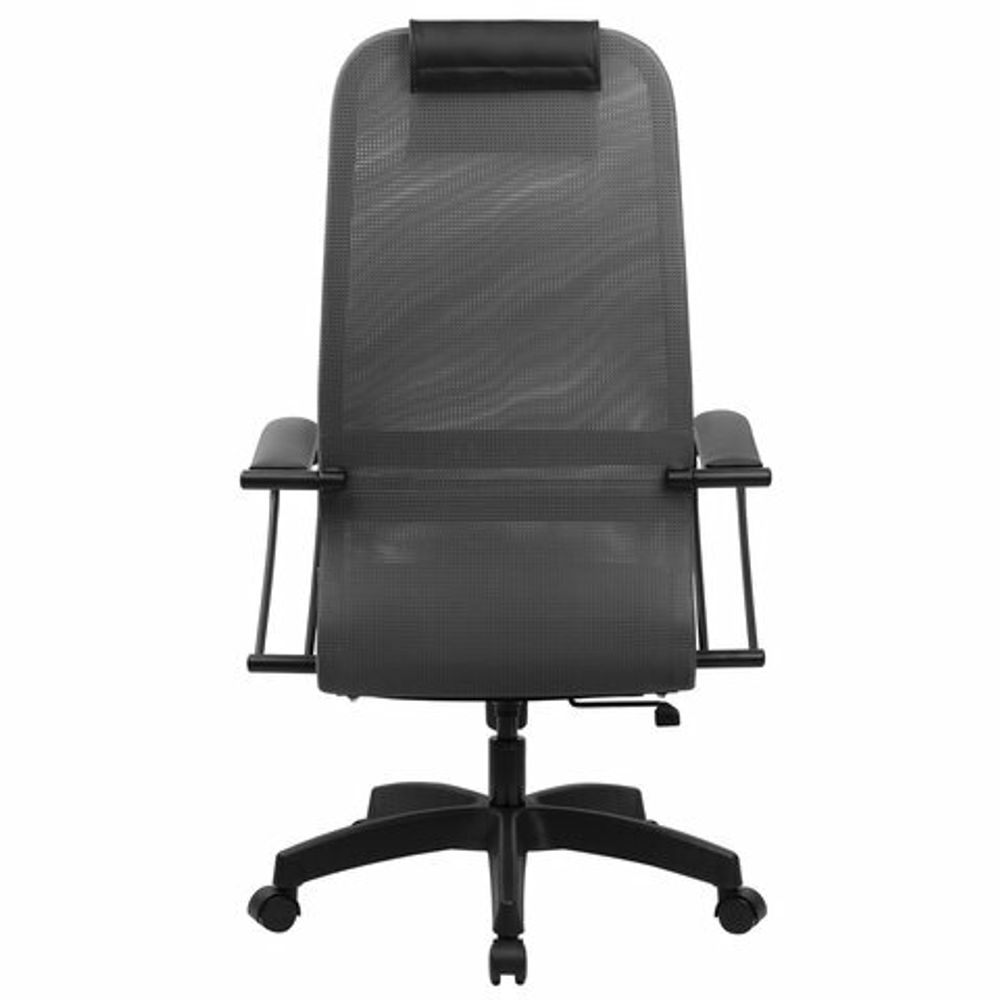 Кресло BRABIX PREMIUM "Ultimate EX-800" пластик, плотная двойная сетка Х2, черное/серое, 532915