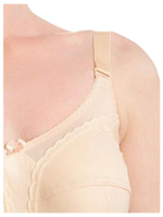 Бюстгальтер больших размеров для фиксации экзопротезов молочной железы 90H Бежевый