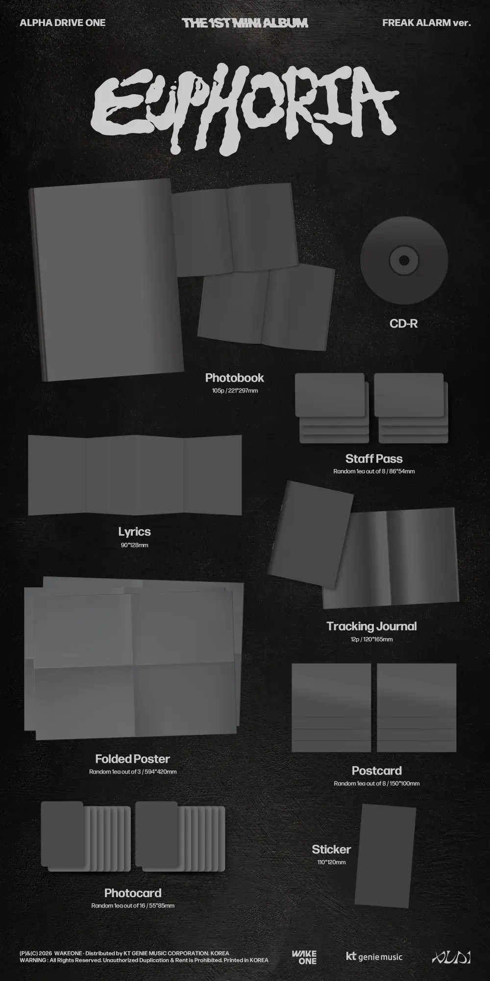 Альбом ALPHA DRIVE ONE - EUPHORIA (FREAK ALARM Ver.)