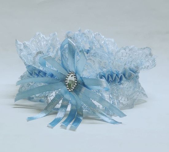 Комплект фиолетовых подвязок