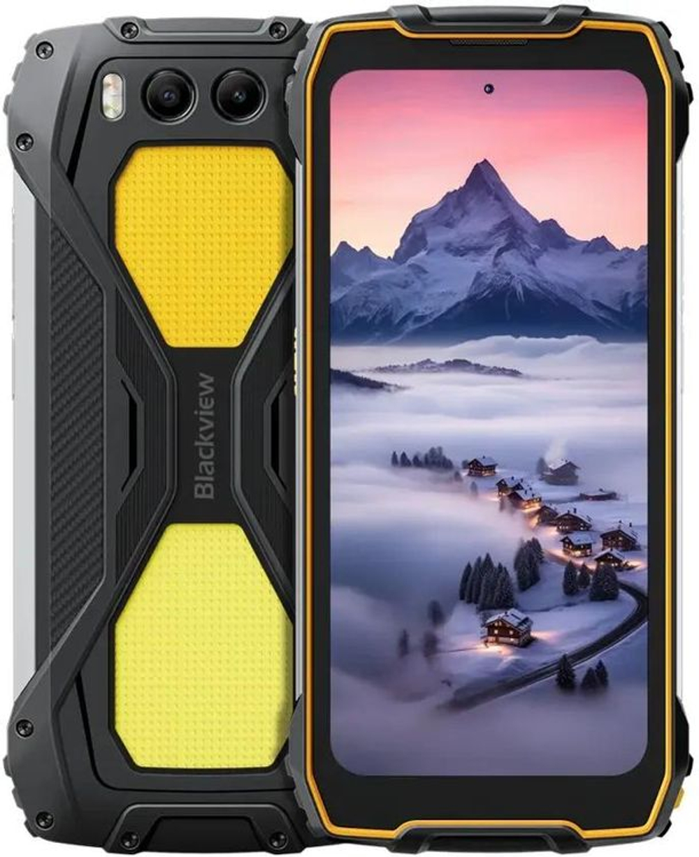 6.67" Смартфон BLACKVIEW BV7300 6/256Gb,  NFC,  IPS,  90Гц,  15000мAч,  желтый