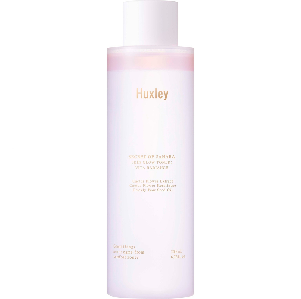 Двухфазный тонер с растительными экстрактами для сияния кожи Huxley Skin Glow Toner Vita Radiance, 200ml