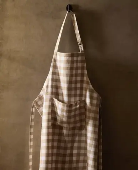 ZARA HOME ХЛОПКОВЫЙ ФАРТУК В КЛЕТКУ