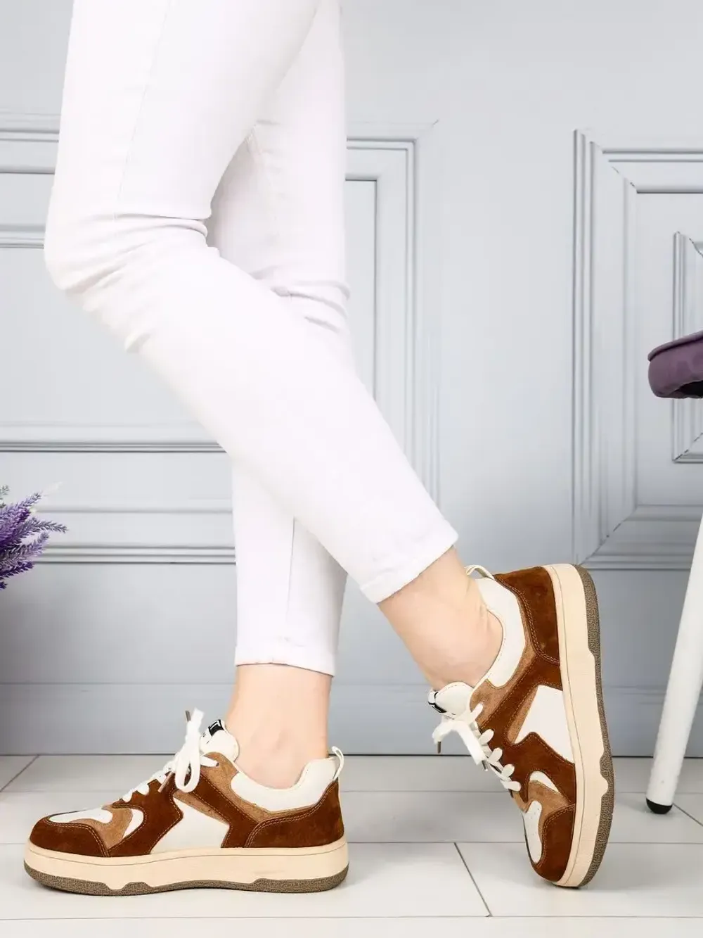 Кроссовки женские натуральная кожа