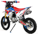 Питбайк MOTAX MX 125 (17/14) черный-белый-красный