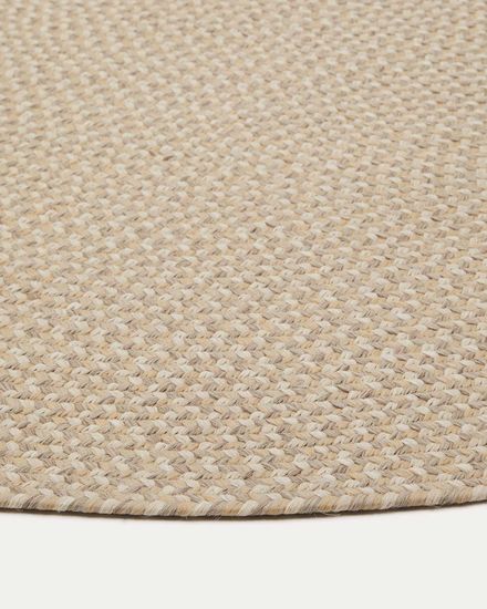 Овальный ковер Rodhe бежевый 100% ПЭТ 160 x 230