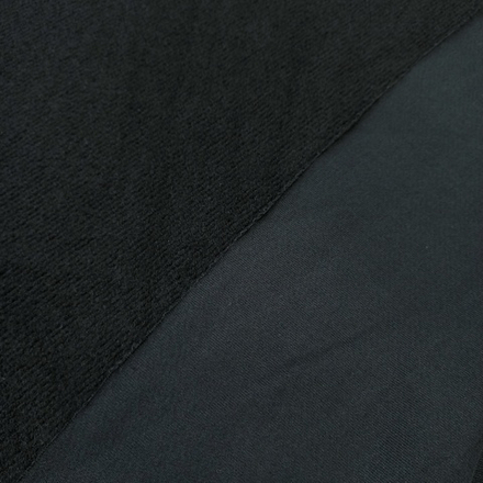 Футер 3х нитка микроначёс Чёрный велюр