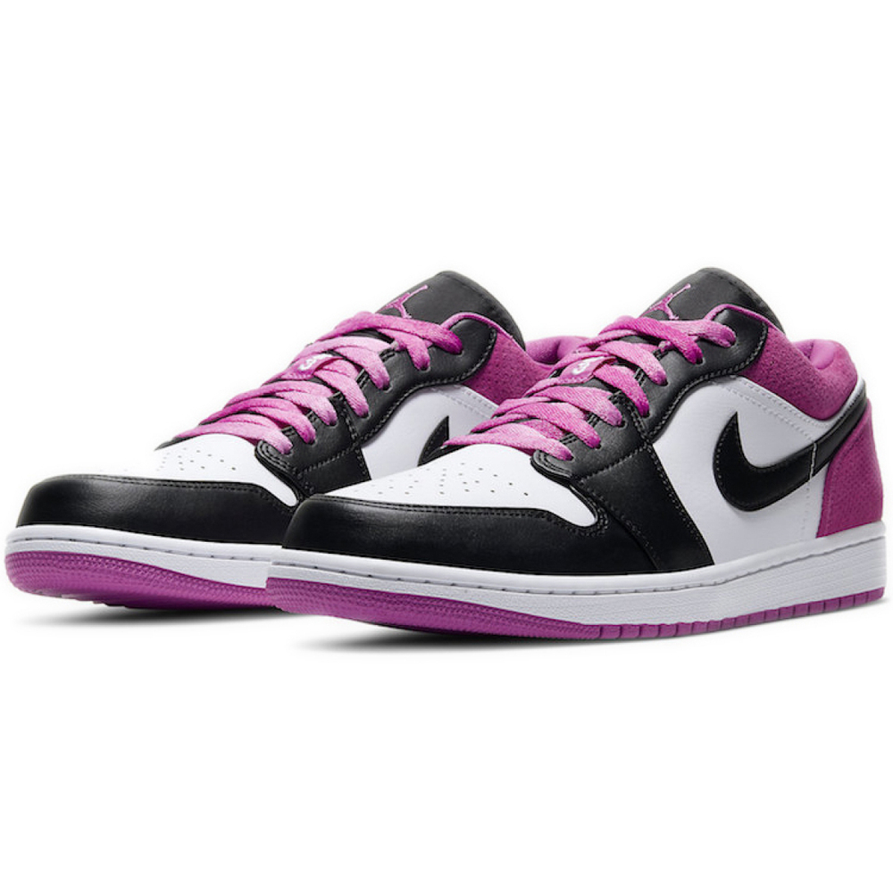 Кроссовки Air Jordan 1 Low Black Active Fuchsia