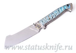 Нож NL Knives Drakkar Дамаск Зуб Мамонтафотография - 1