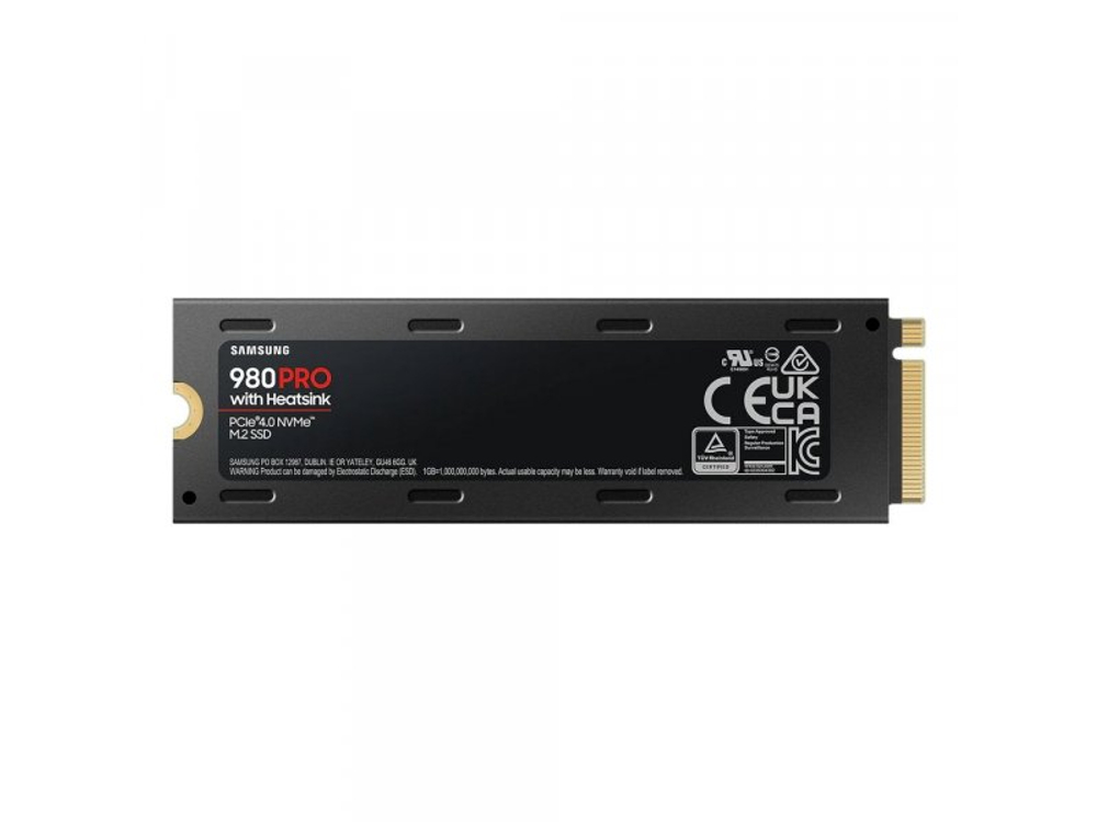 SSD накопитель Samsung 980 PRO Black 2ТБ, M.2 2280, PCIe 4.0 x4, NVMe [MZ-V8P2T0CW]
