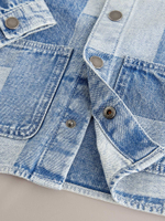 Рубашка джинсовая для мальчика Next E32-590, Синий