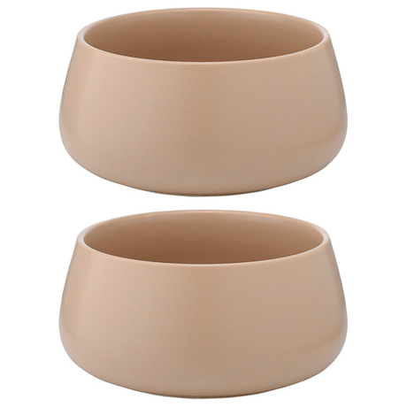 Набор салатников 2шт 800мл Tkano Essential бежевый