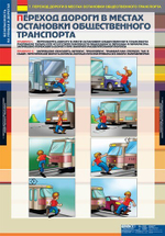 Безопасность на улицах и дорогах (12 таблиц, 68х98 см)