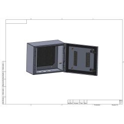 Корпус металлический ЭРА OPTIMA ЩМП-25.30.15 (250х300х150) IP54 У2 серый | Корпуса металлические с монтажной панелью