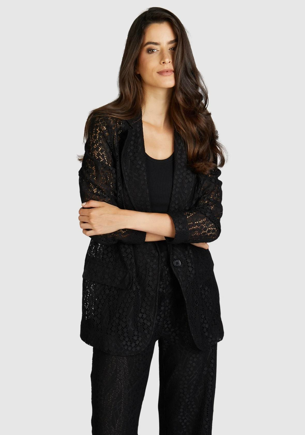 Брюки MARC AUREL 1769 черный кружево