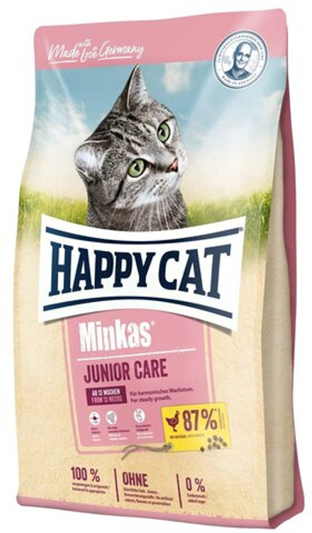 Сухой корм Happy Cat Minkas Junior Care для котят с 4 месяцев Птица 10 кг