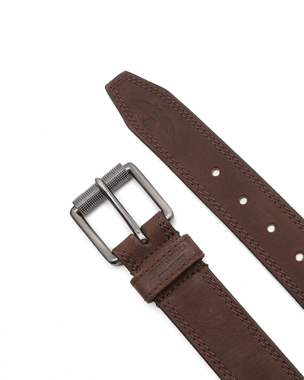 кожаный ремень Aeronautica Militare - коричневый(CP237PL181)