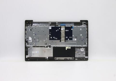 Верхняя панель с клавиатурой (топкейс) для ноутбука Lenovo 5-15IIL05 / ARE / ITL / ALC серая , раскладка - русская (5CB0X56377)