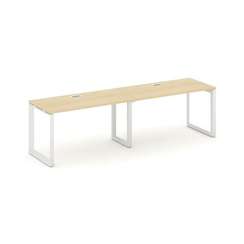 Style Project Рабочая станция односторонняя SN-59O.ORS-022 Акация Лорка/Металл Белый/Белый Заглушка