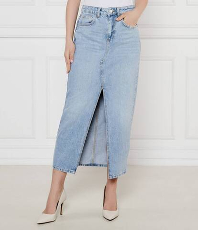 Джинсовая юбка Liu Jo - голубой(UA5188 D4854)