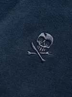 Брюки Hardlunch Logo оверсайз темно-синие