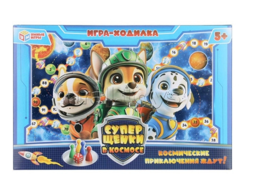 ИГРА настольная УМНЫЕ ИГРЫ Суперщенки в космосе (400141)