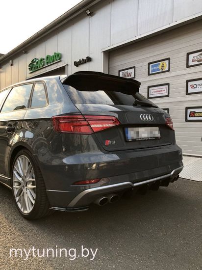 Сплиттеры бампера заднего боковые для AUDI S3 8V Sportback (17-...)