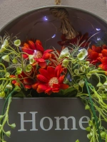 Кашпо подвесное с цветами