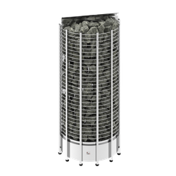 SAWO Электрическая печь TOWER вертикальная, пристенная, 10,5 кВт, TH9-105NS-WL-P , выносной пульт (пульт и блок мощности докупаются отдельно)