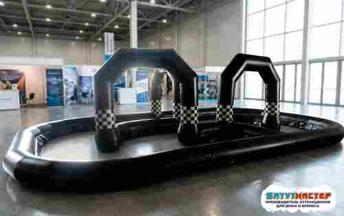 Надувная трасса «Картинг для электрокаров», 14×9×2,5 м