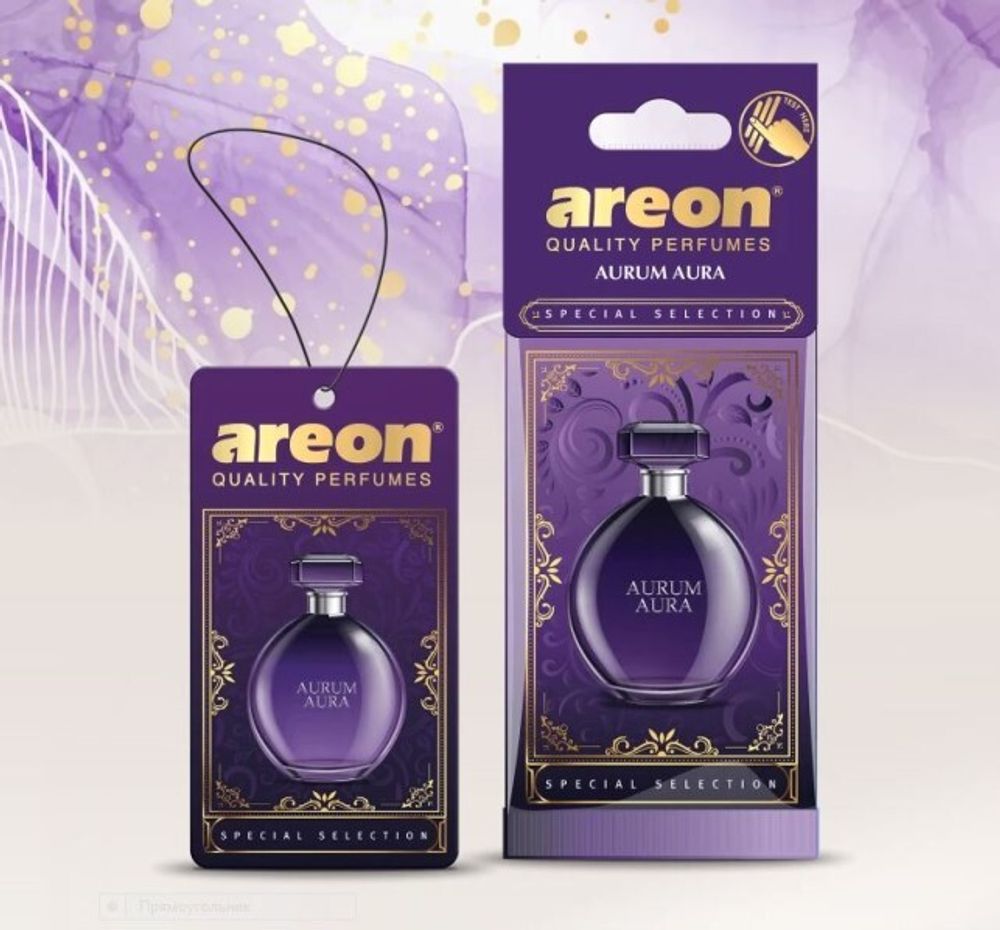 Ароматизатор подвесной  SPECIAL SELECTION  Aurum Aura (AREON)