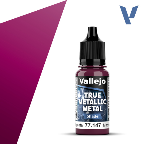 Vallejo True Metallic Metal - Crimson Magenta (Shade)