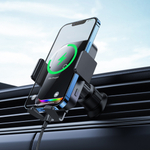 Автомобильный держатель с беспроводной зарядкой Baseus Halo Electric Wireless Charging Car Mount 15W (На воздуховод)