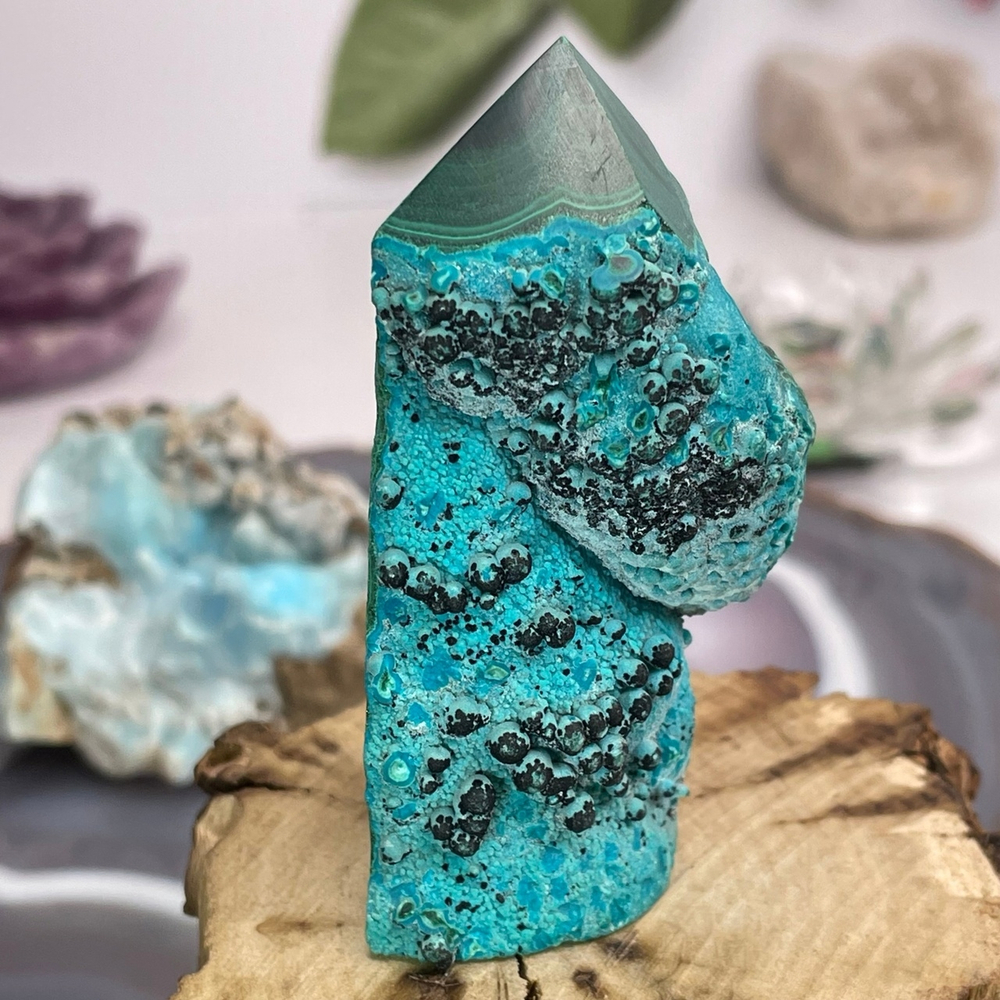 32861 Хризоколла в малахите Кристалл 72мм