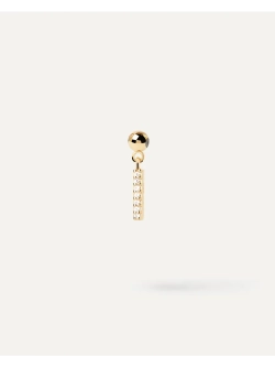 Подвеска-шарм женская PDPaola Буква I серебро 925 пробы покрытое золотом 750 пробы CH01-058-U