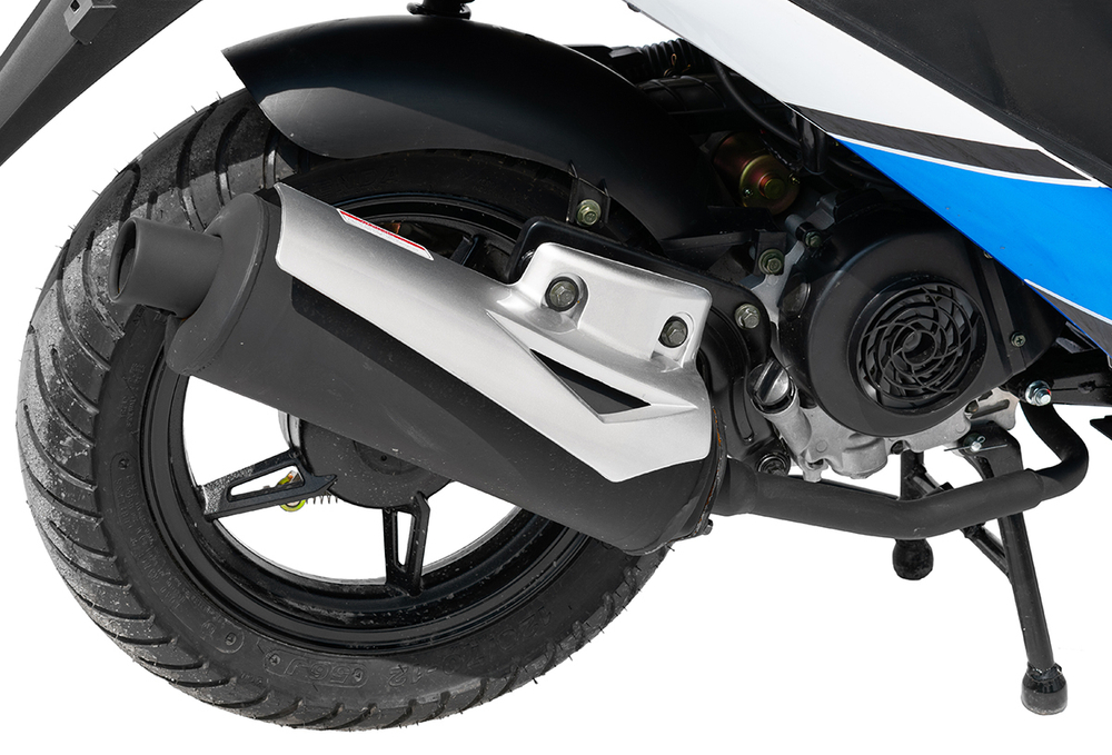 Скутер Regulmoto EAGLE 50 (колёса R12) Белый/синий