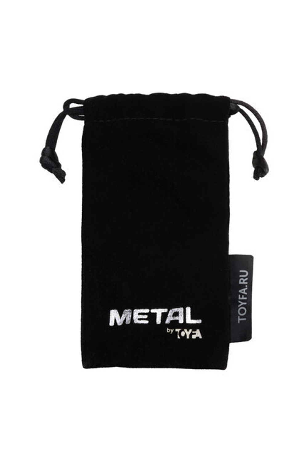 Анальная втулка со стразом цвета рубин (Цвет: серебряный с рубиновым)