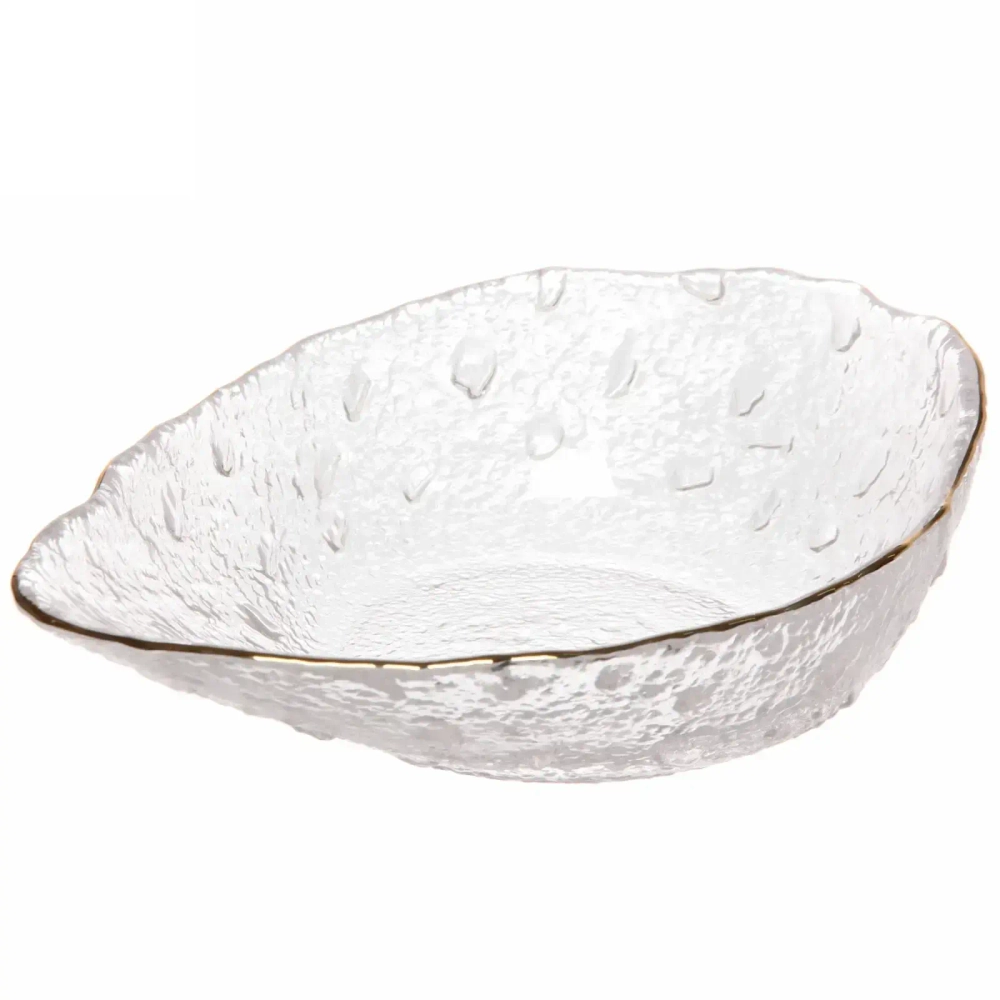 Салатник стеклянный «ICE CRYSTAL» 19,5см прозрачный