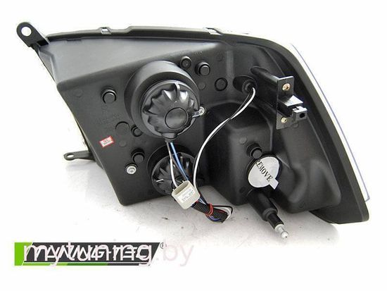 Передние фары Tube Light для Dodge Ram IV (09-18) хромированные