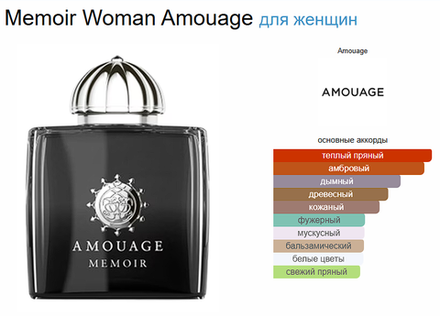 Amouage Memoir Woman 100 ml (duty free парфюмерия)