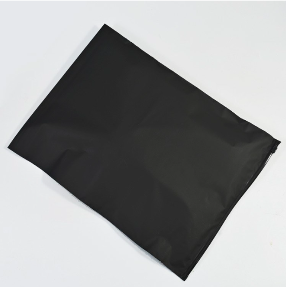 Пакет Slider 35*45 см черный матовый 70 мкм